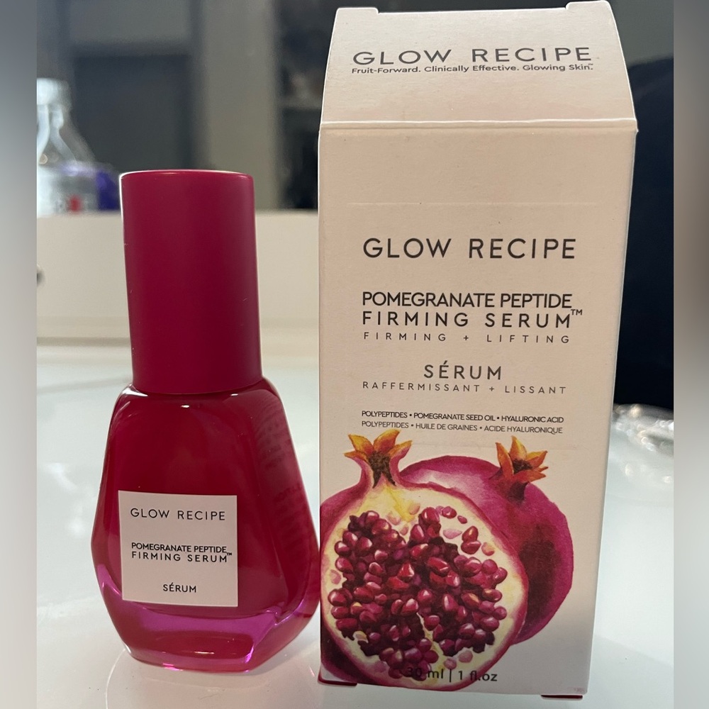 BNIB Glow Recipe Pomegranate Peptide Firming Serum 30ml